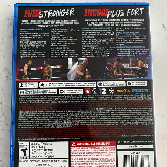 Used PS5 WWE 2K23 - Picture 3 of 4